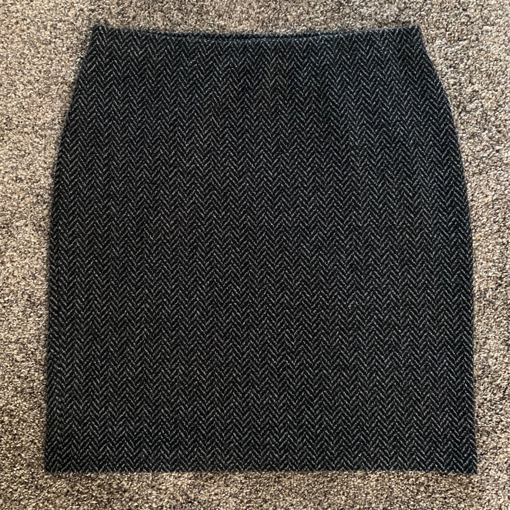 Express Chevron Print Skirt